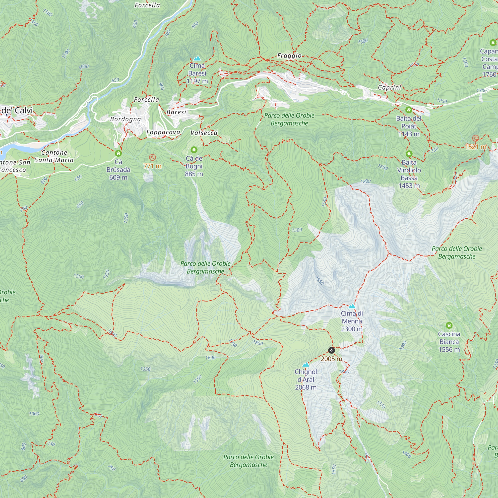 Baita dei Muffi map