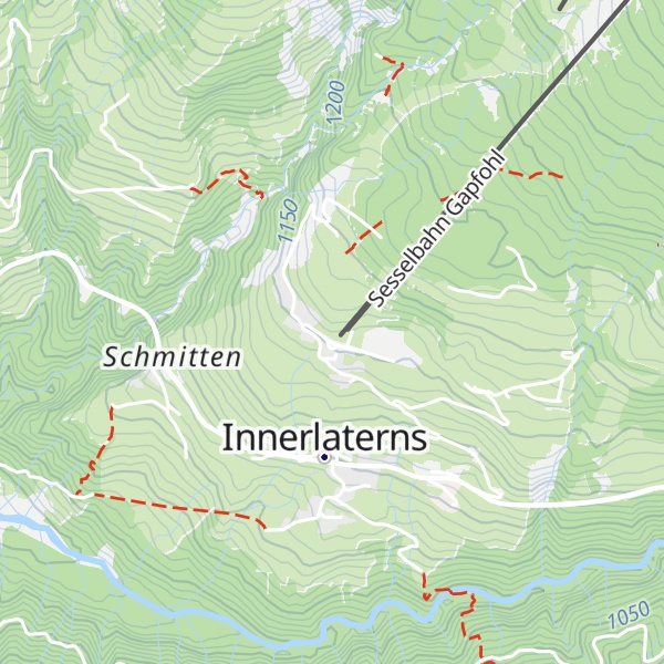 Map of Hotel Kühboden