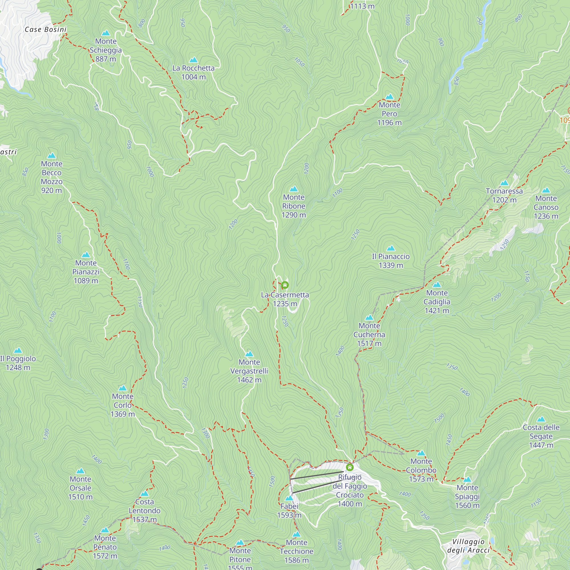 La Casermetta map
