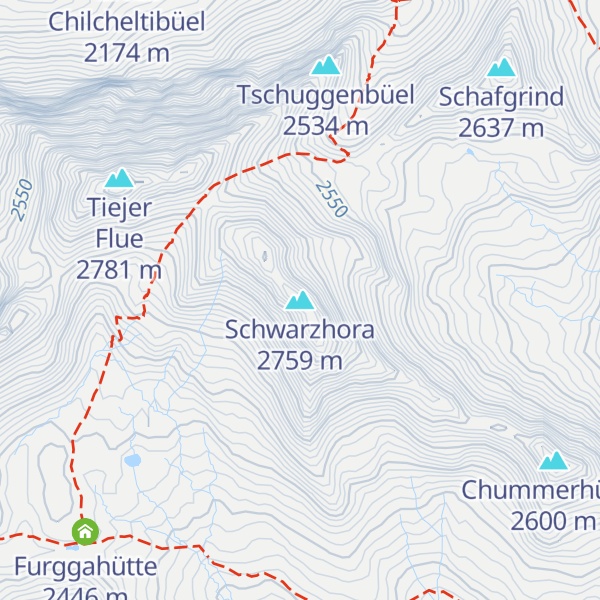 Map of Schwarzhora