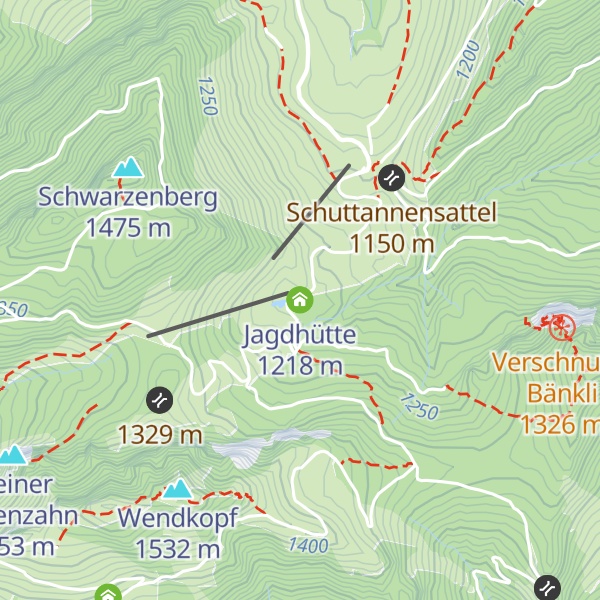 Map of Jagdhütte