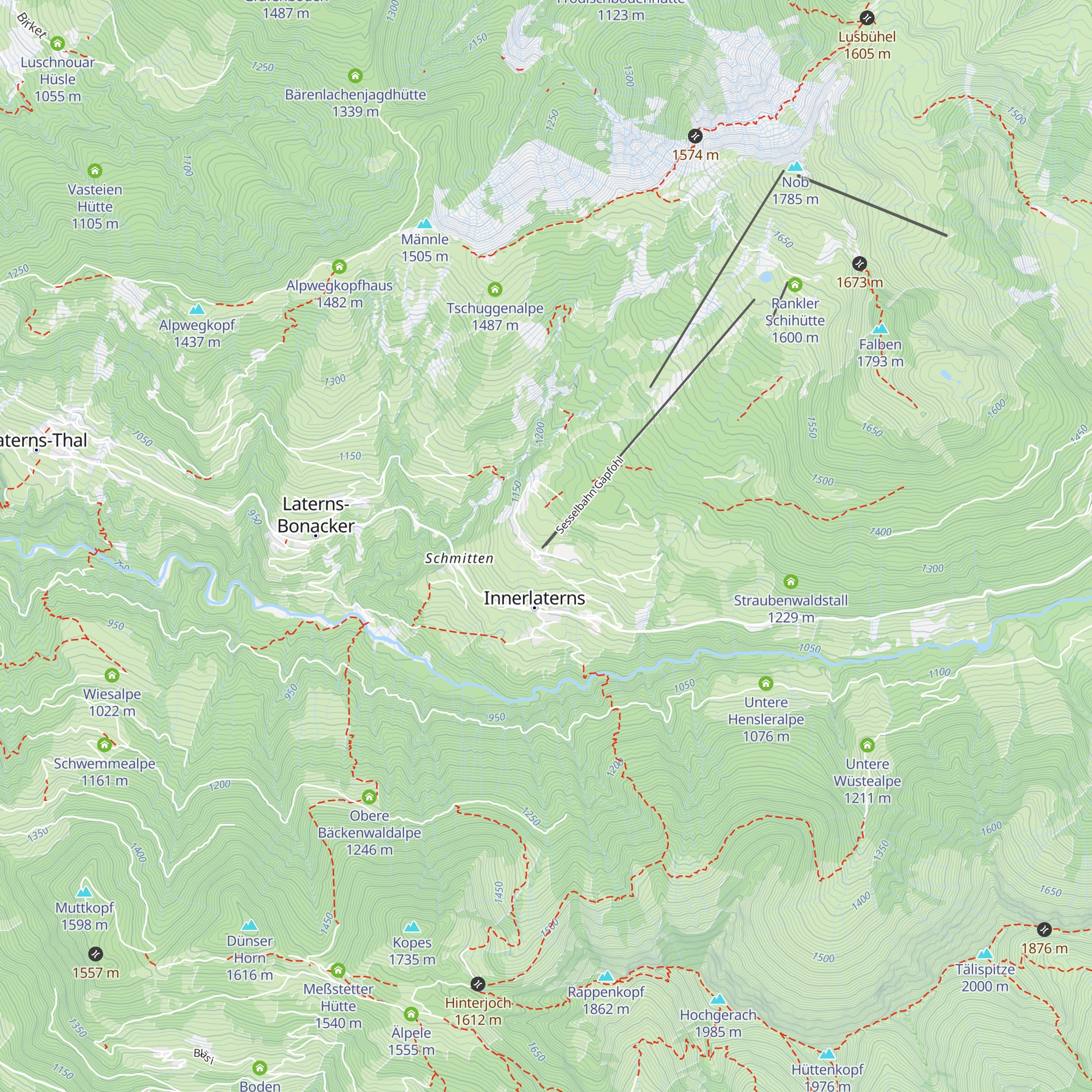 Schnallab Apres-Ski Bar map