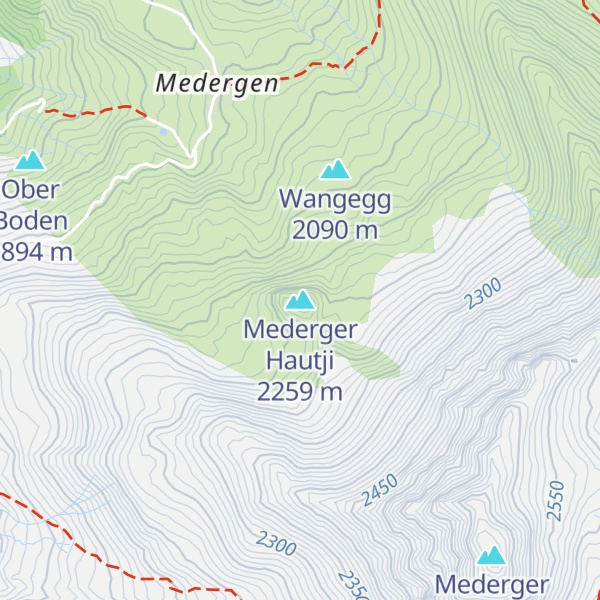 Map of Mederger Hautji