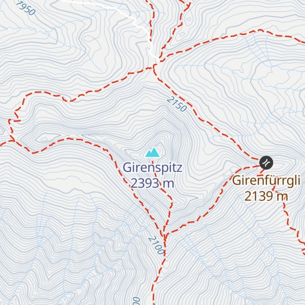 Map of Girenspitz