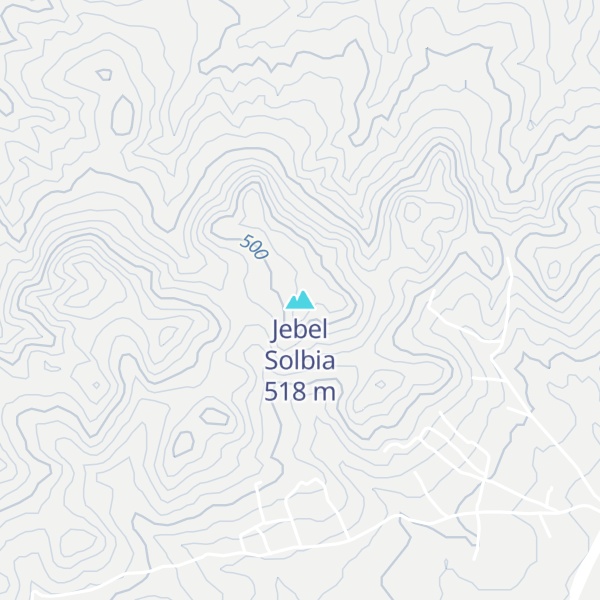 Map of Jebel Solbia