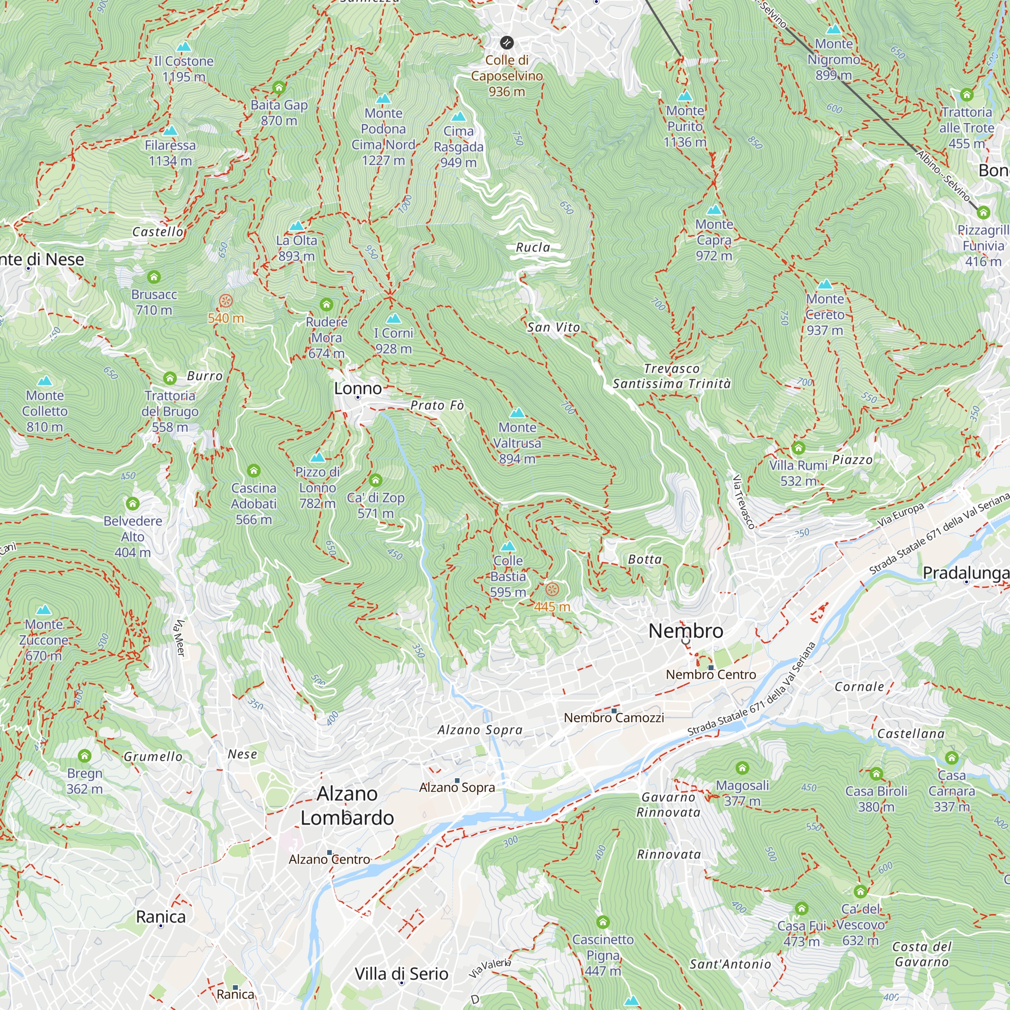 Casa Bastia map