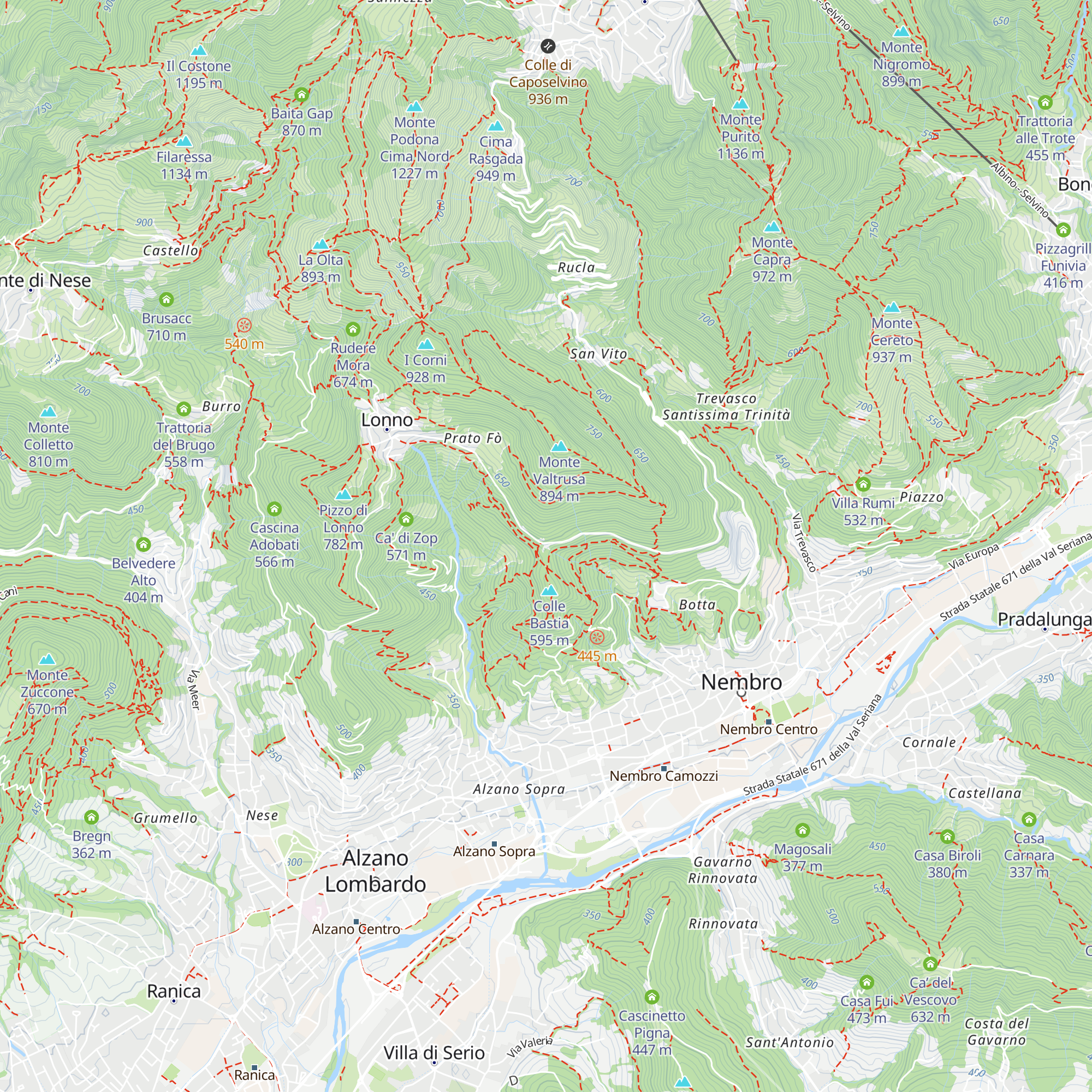 Casa Bastia map
