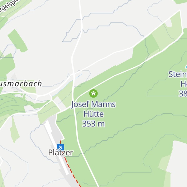 Map of Josef Manns Hütte