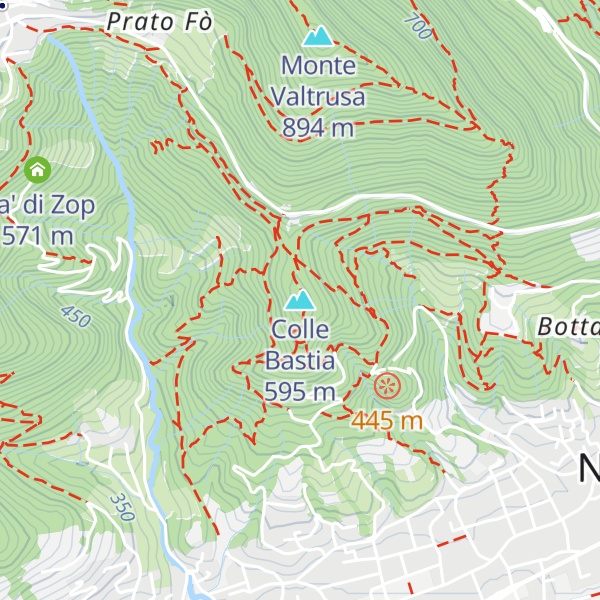 Map of Colle Bastia