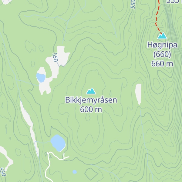 Map of Bikkjemyråsen