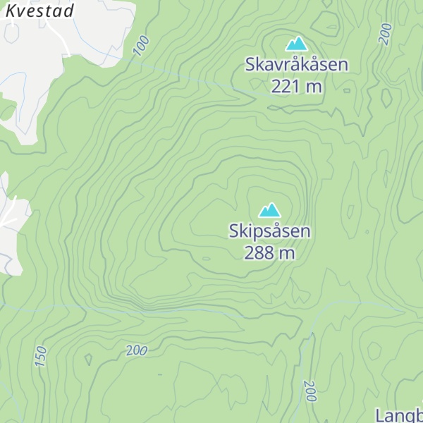 Map of Storsteinåsen