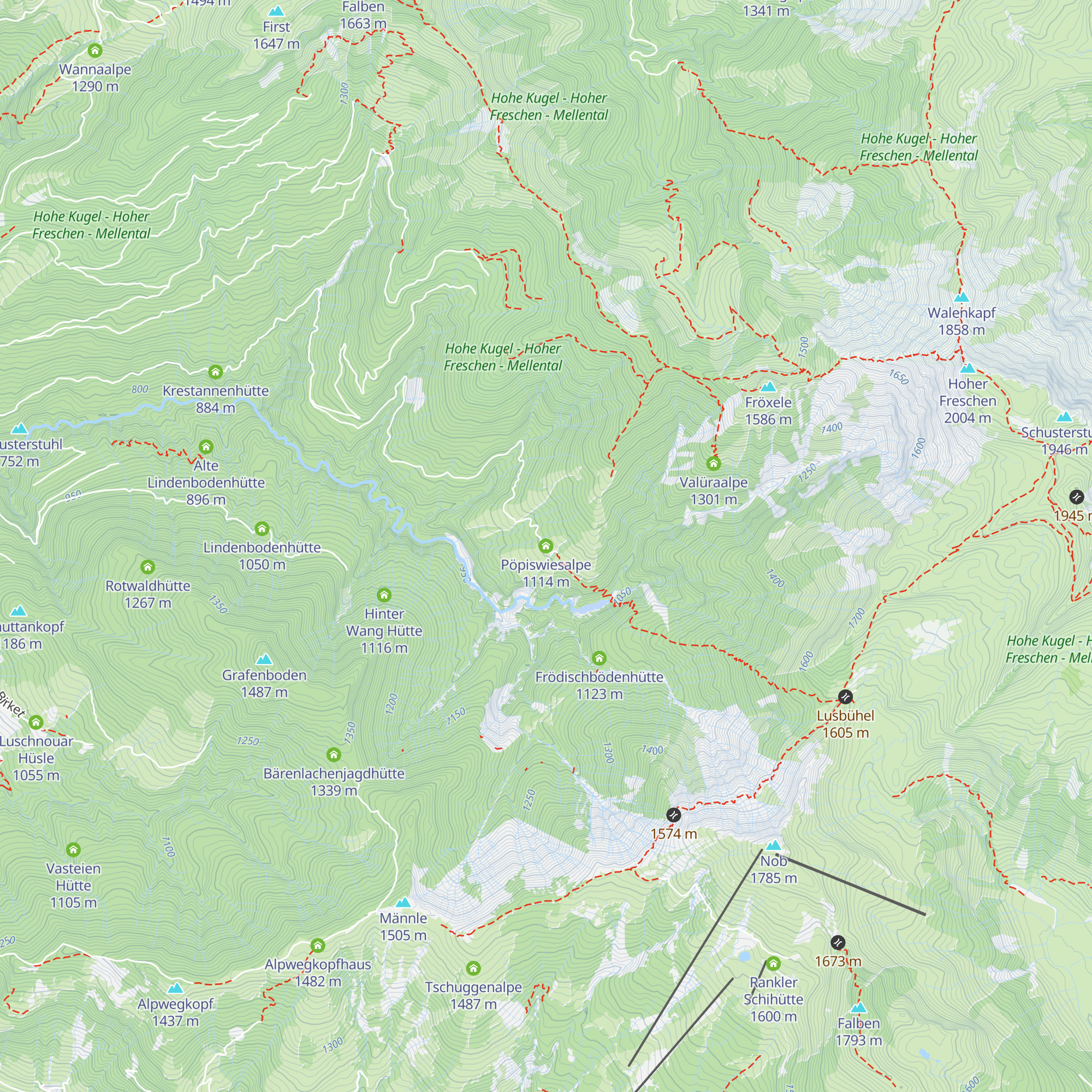 Pöpiswiesalpe map