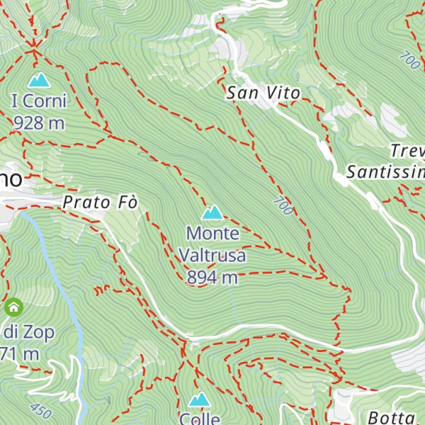 Map of Monte Valtrusa