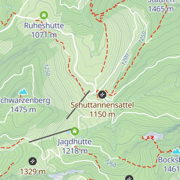 Map of Berggasthaus Schuttannen