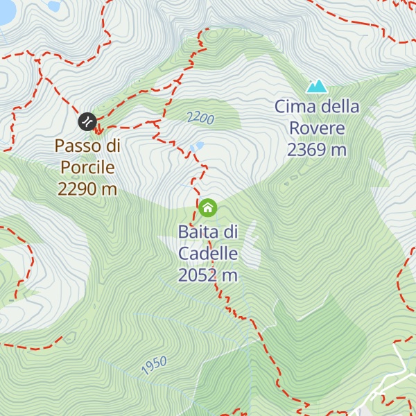 Map of Baita di Cadelle
