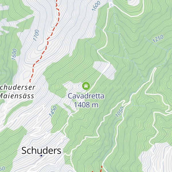 Map of Cavadretta