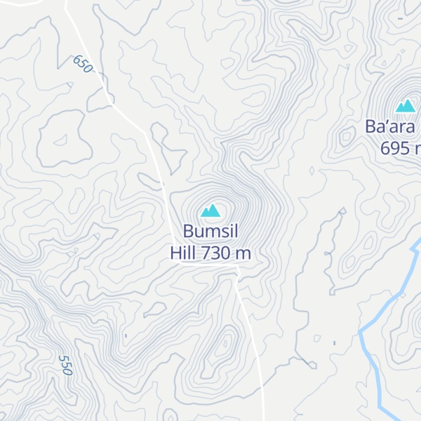 Map of Bumsil Hill
