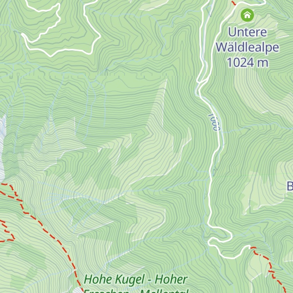Map of Jägerswaldalpe