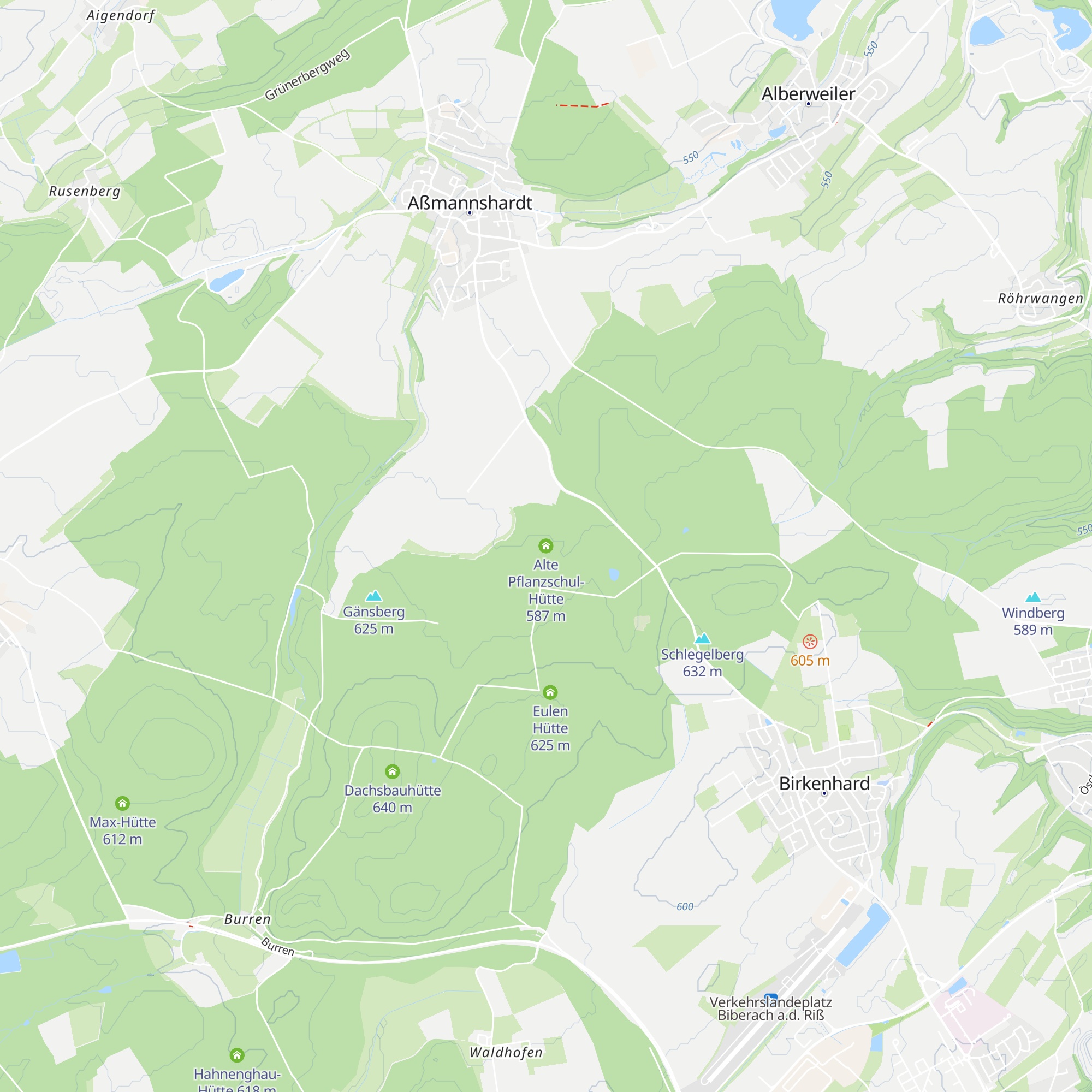 Alte Pflanzschul-Hütte map