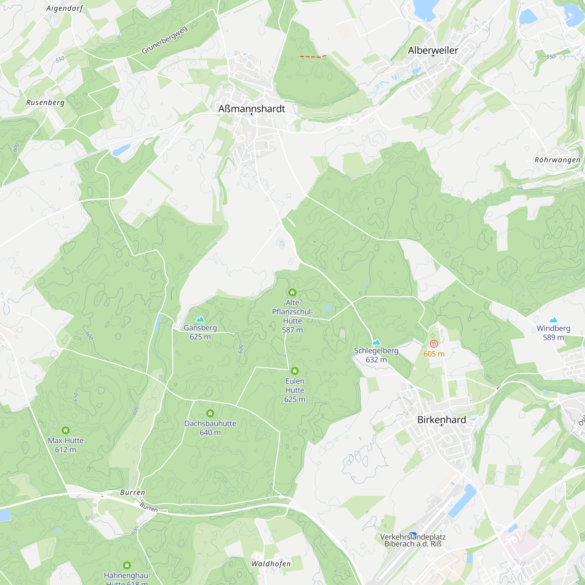 Alte Pflanzschul-Hütte map