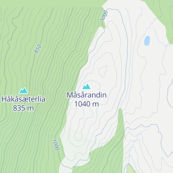 Map of Måsårandin