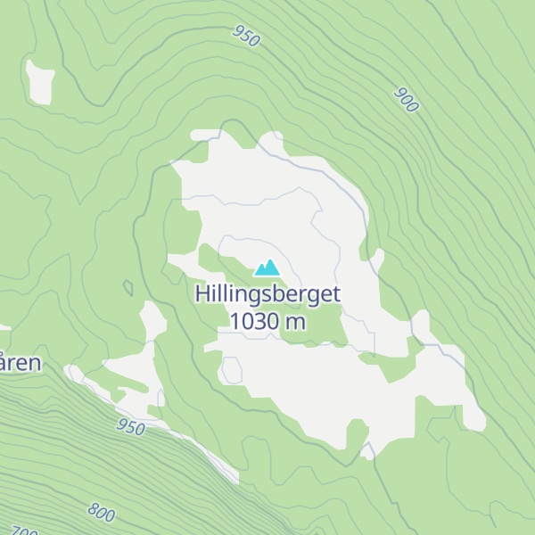 Map of Hillingsberget