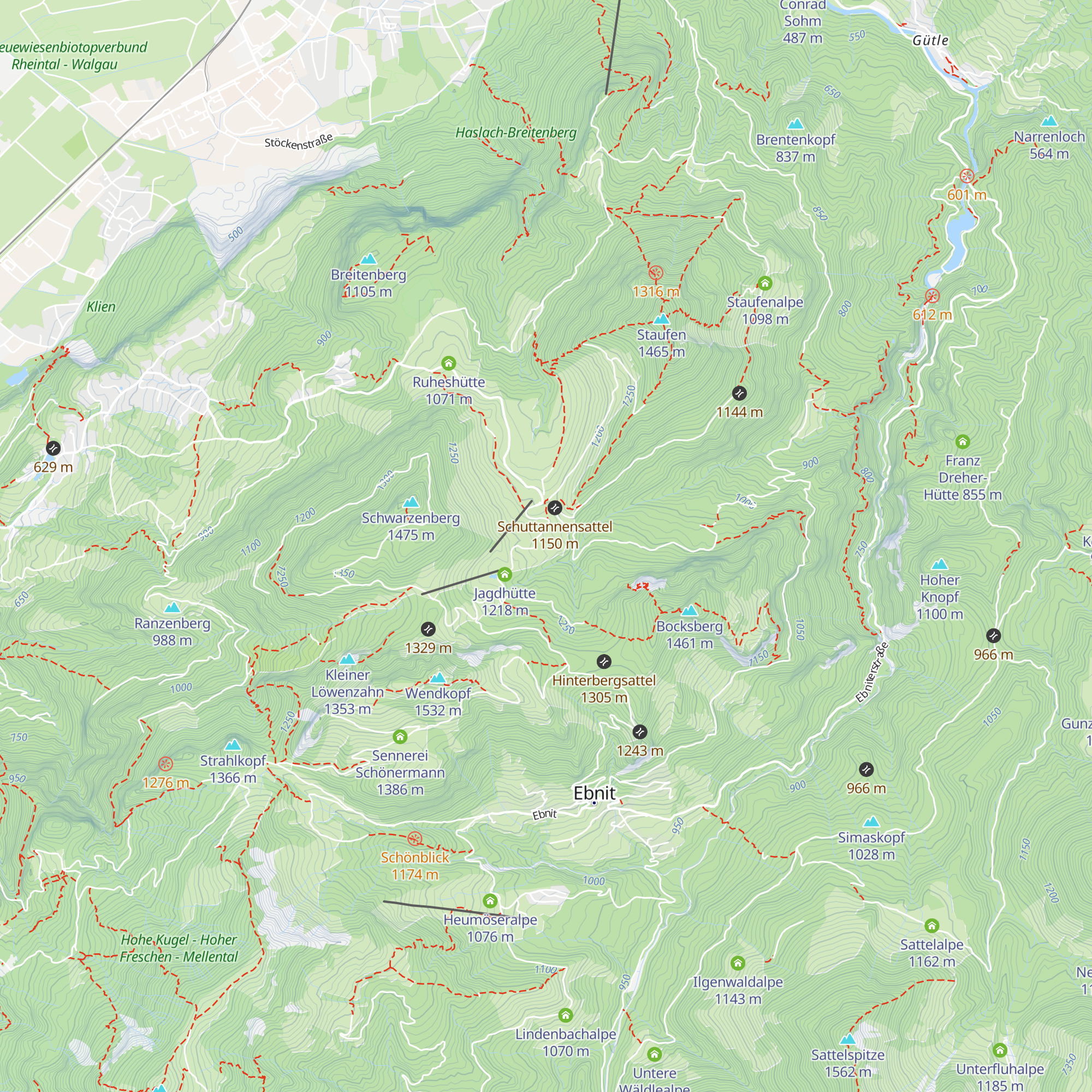 Gasthaus Schiheim Schuttannen map