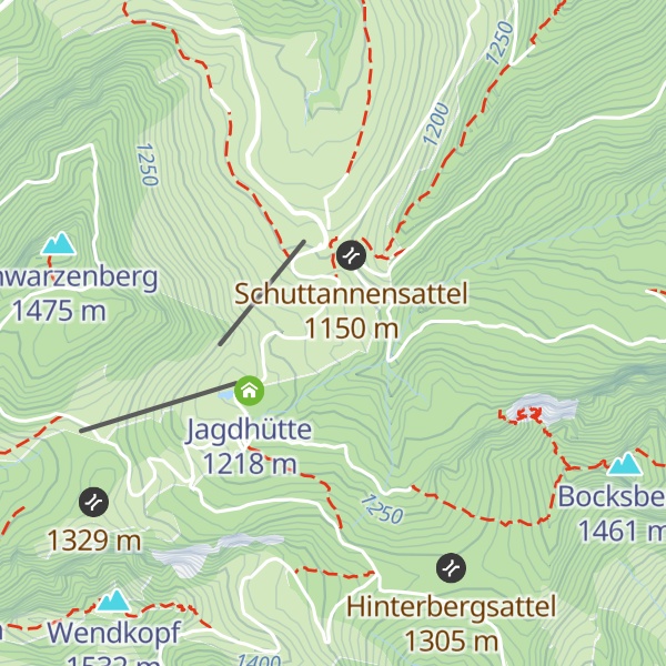 Map of Gasthaus Schiheim Schuttannen
