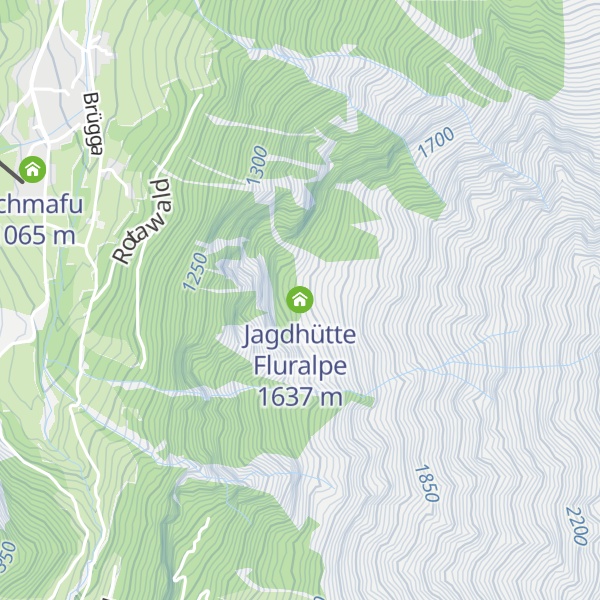 Map of Jagdhütte Fluralpe