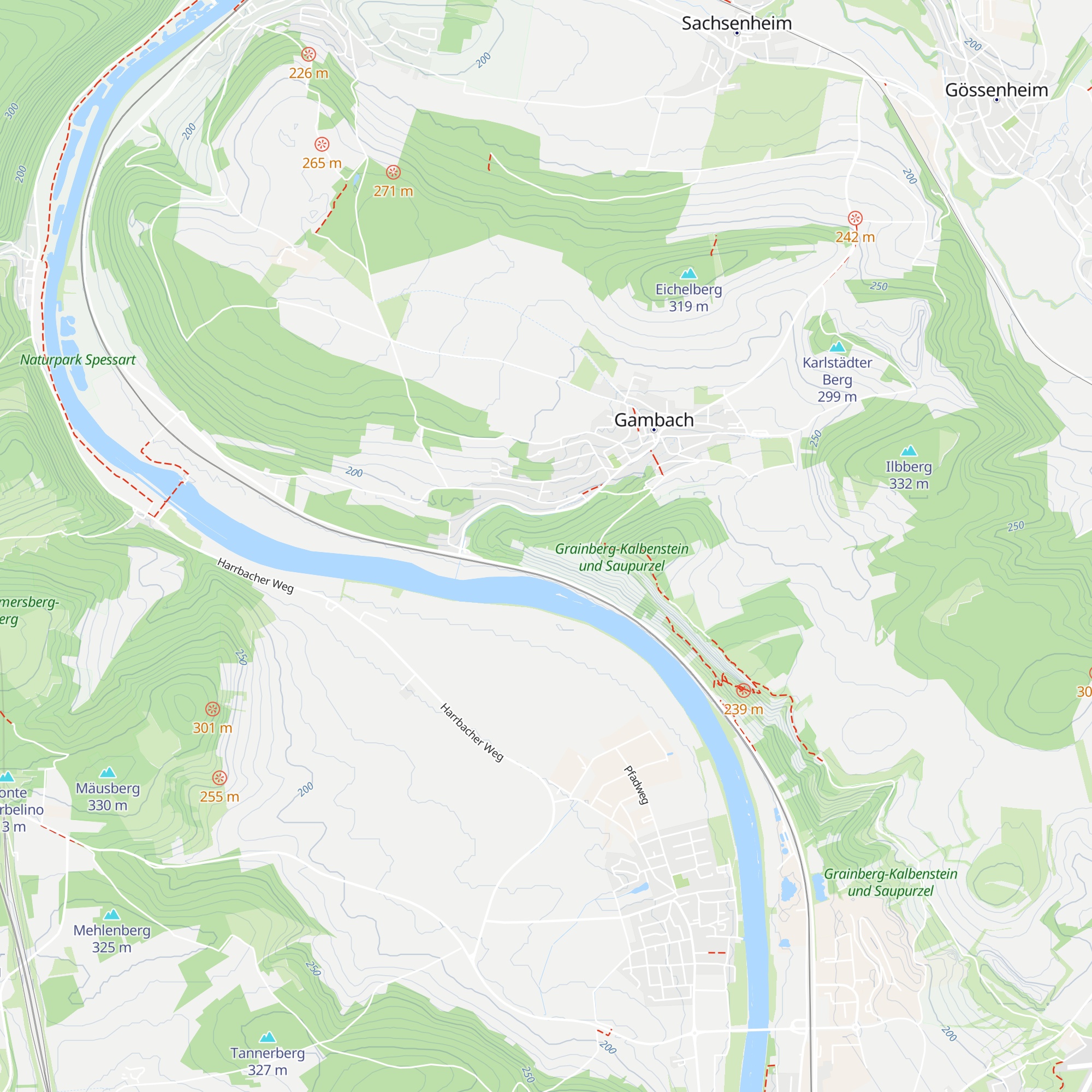 Winzerhütte map