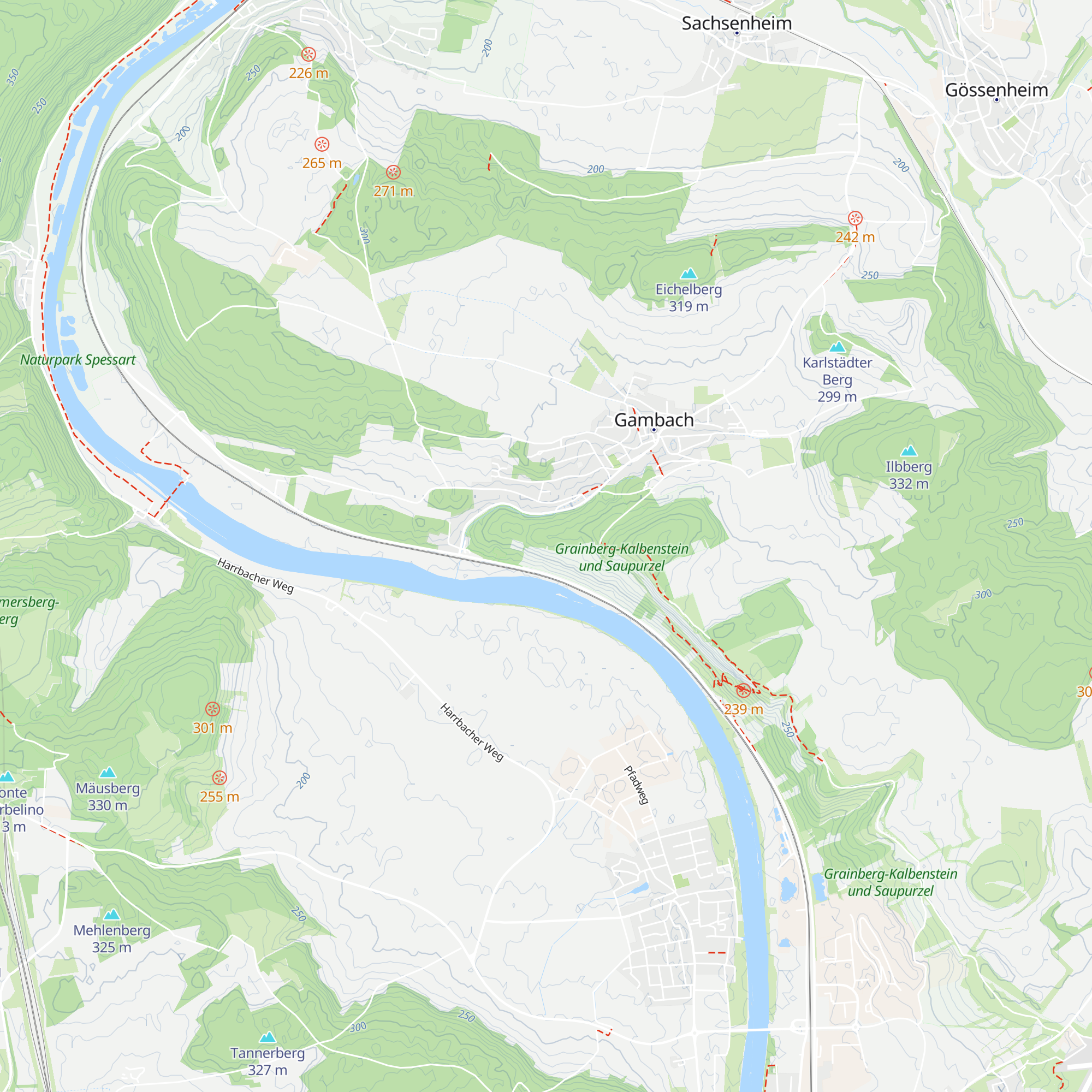 Winzerhütte map