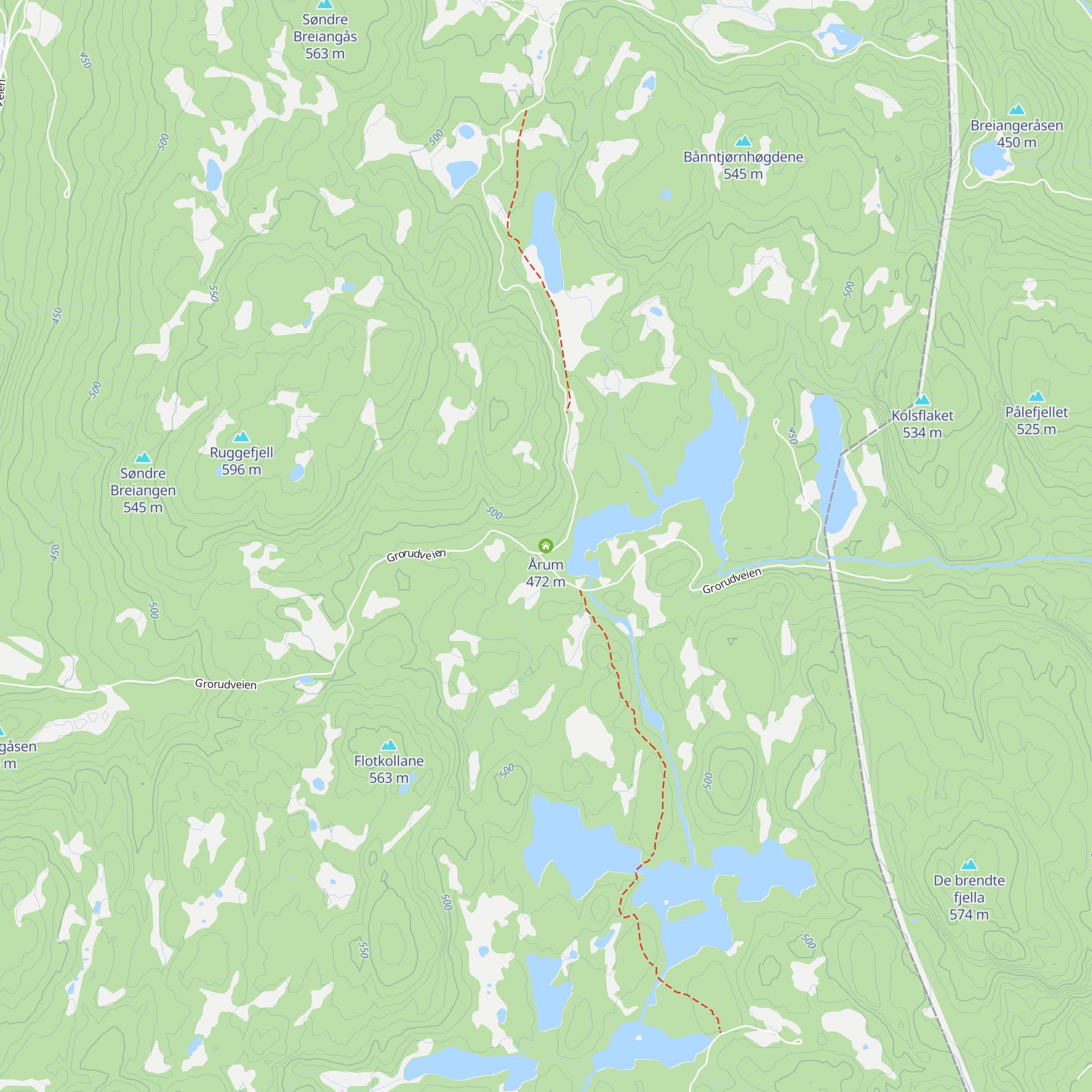 Årum map