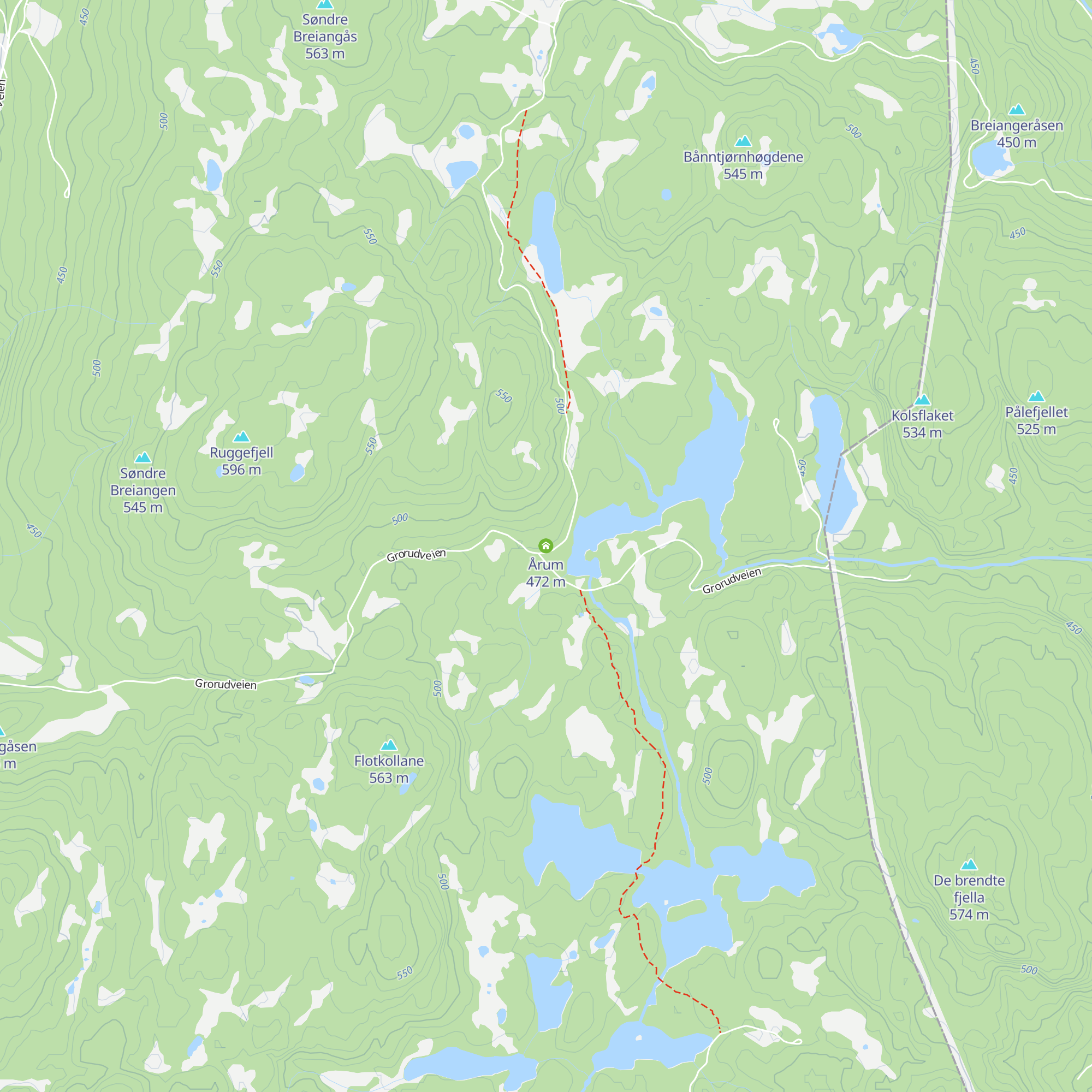 Årum map