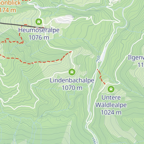 Map of Lindenbachalpe