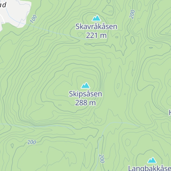 Map of Skipsåsen