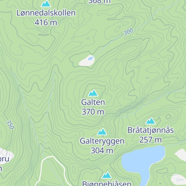 Map of Galten