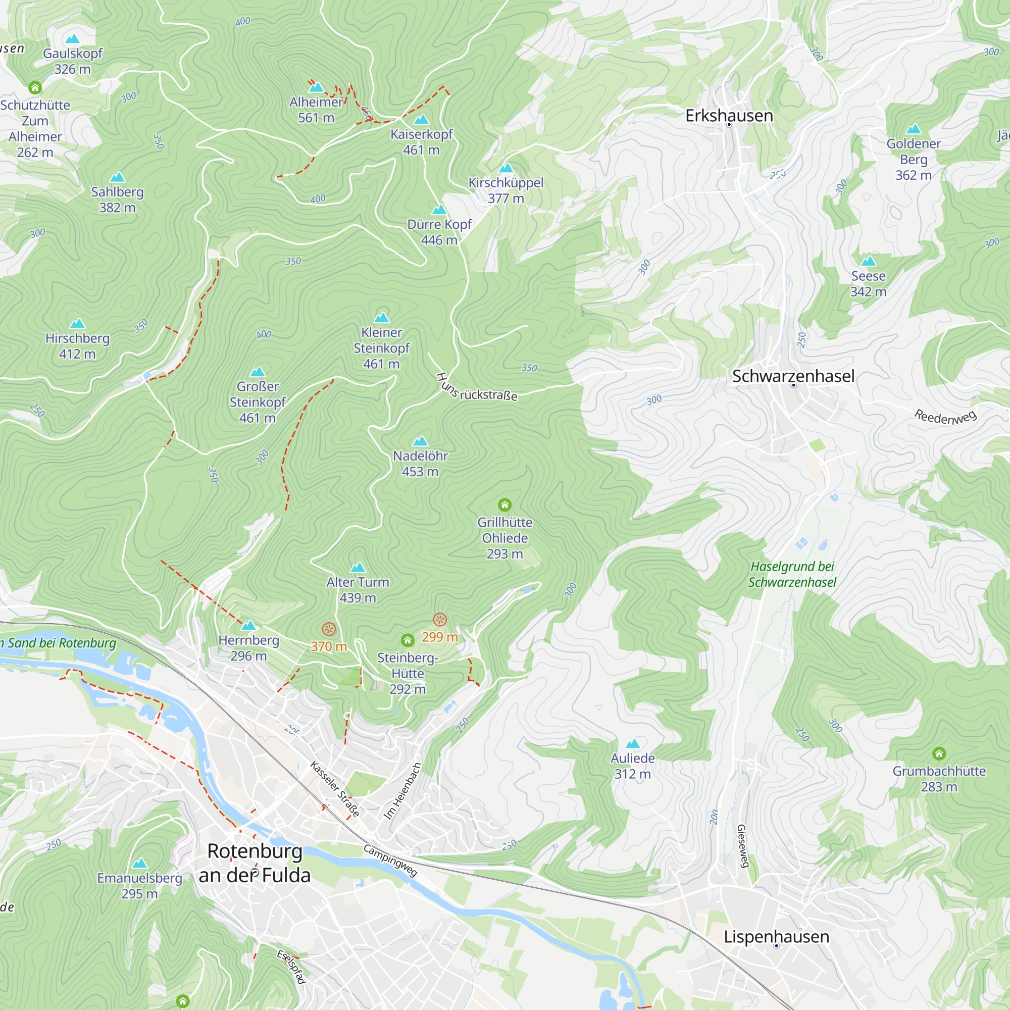 Grillhütte Ohliede map