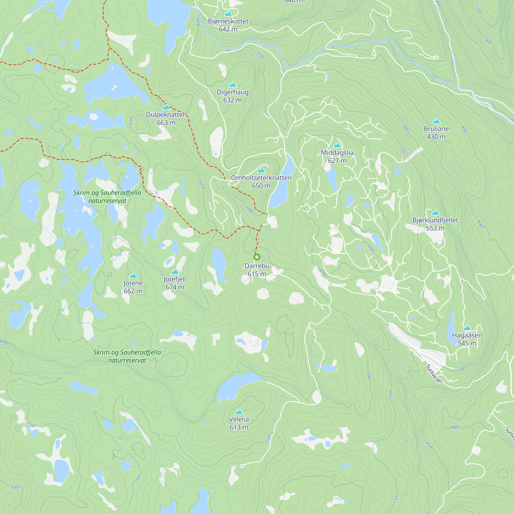 Darrebu map