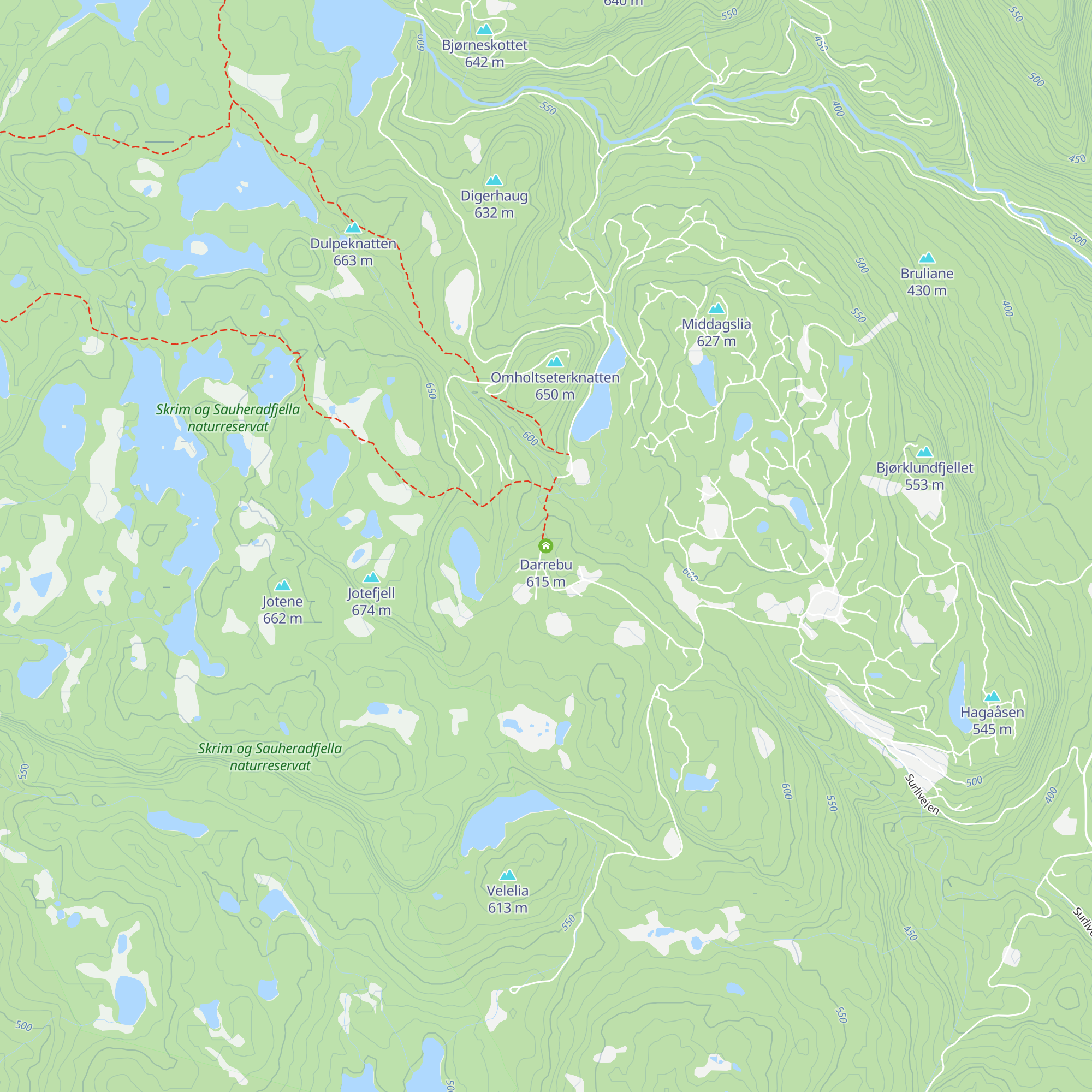 Darrebu map