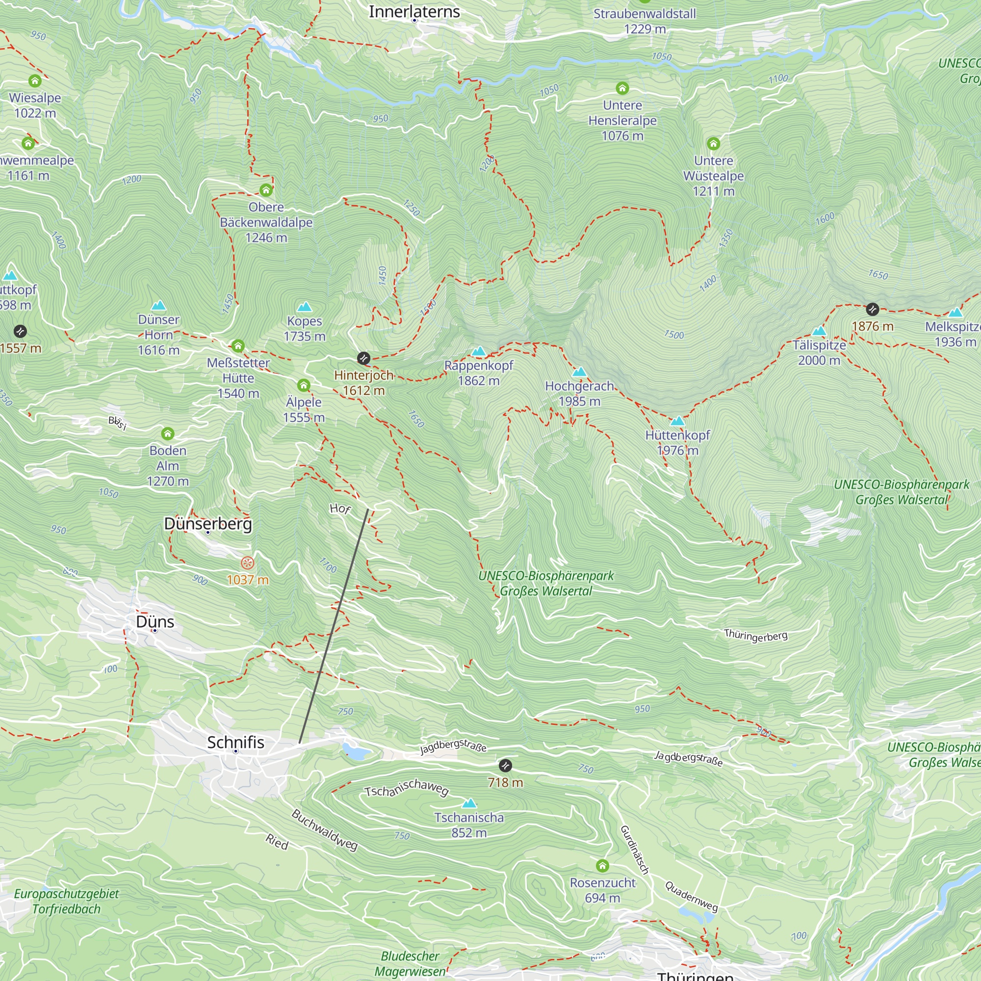 Äußere Alpila map