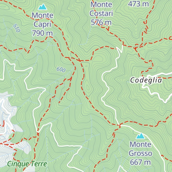 Map of Monte Galera