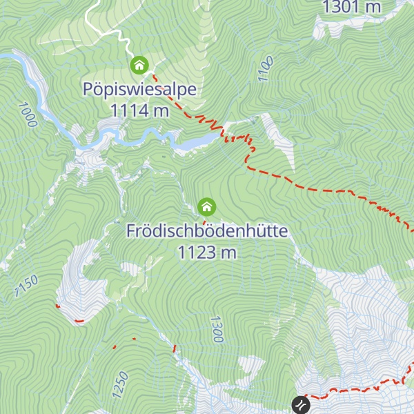 Map of Frödischbödenhütte