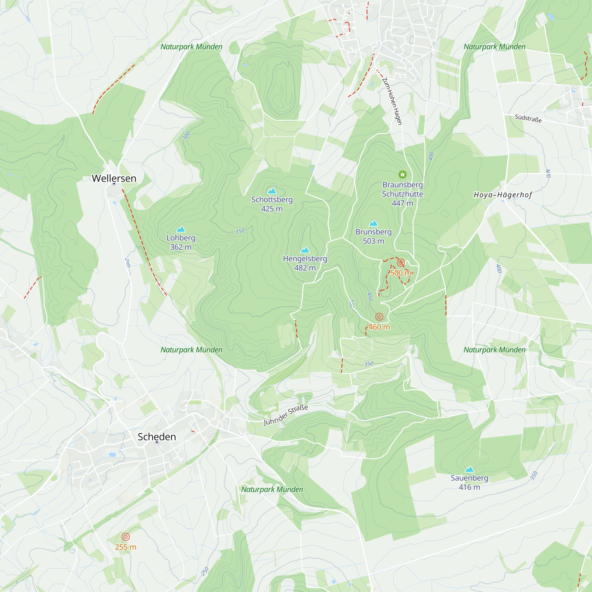 Rehbrunnen Schutzhütte map