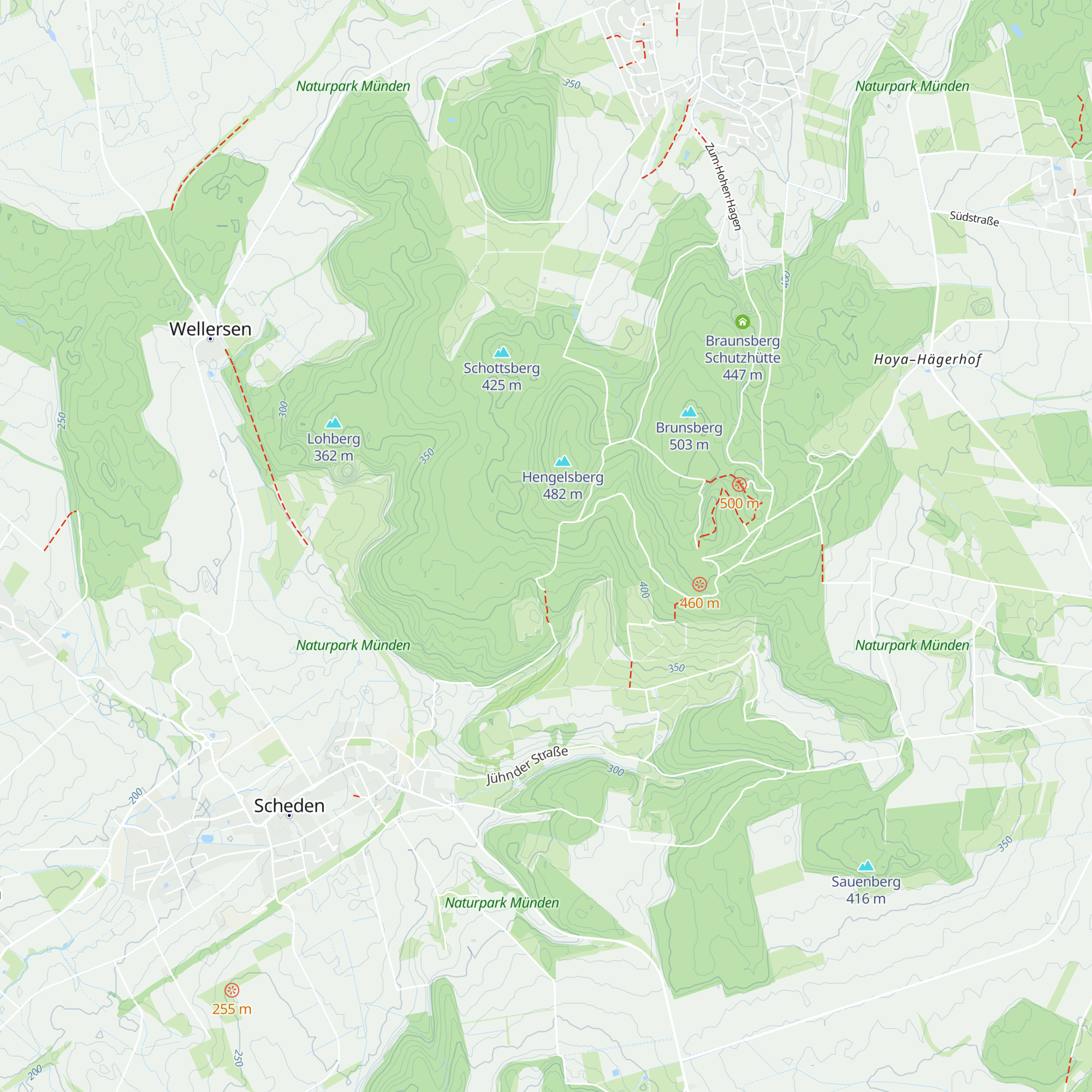 Rehbrunnen Schutzhütte map