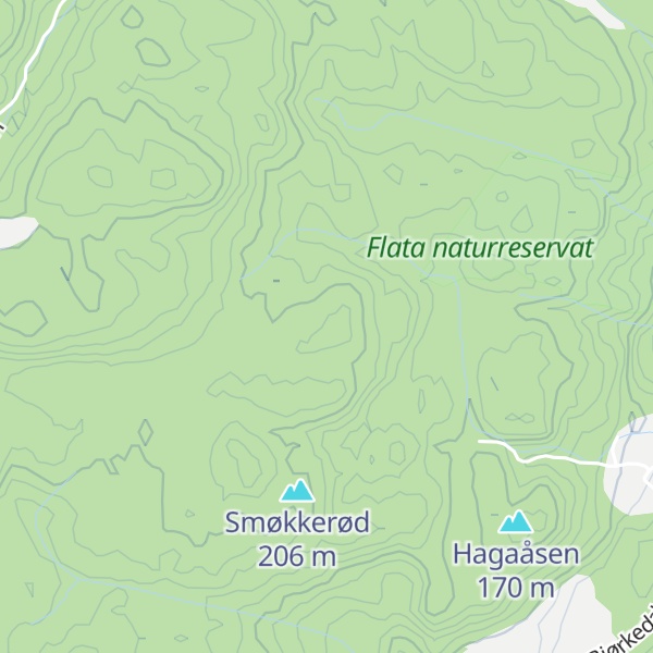 Map of Store Vrangåsen