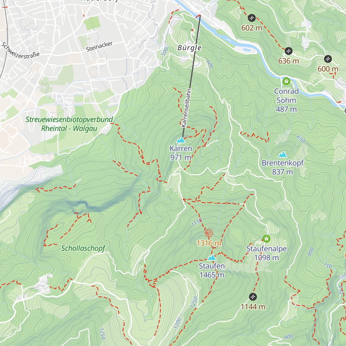 Alpen-Gasthaus Kühberg map