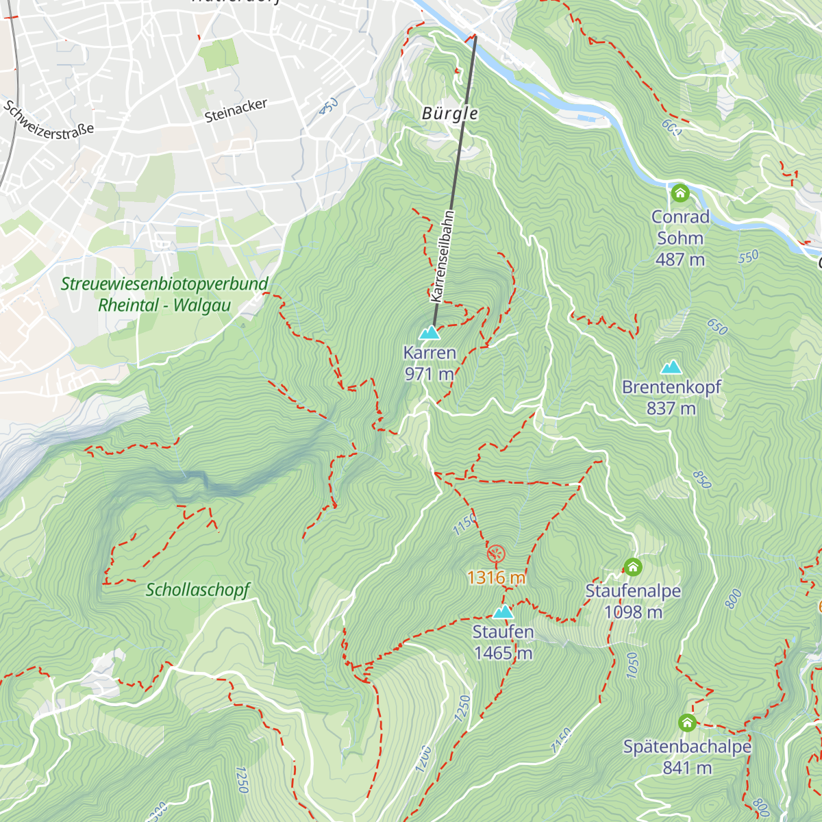Alpen-Gasthaus Kühberg map