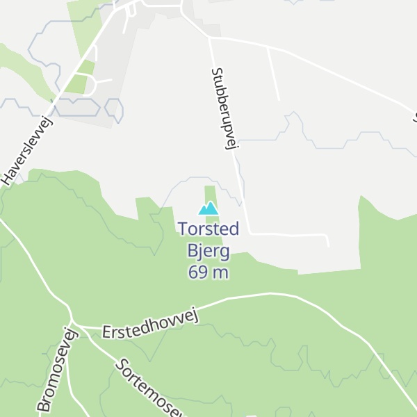 Map of Torsted Bjerg
