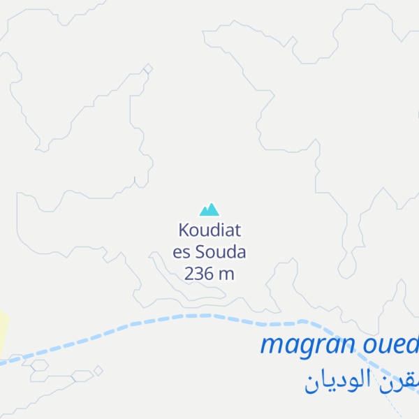 Map of Koudiat es Souda