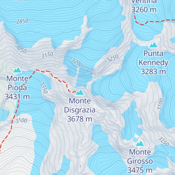 Map of Bivacco Rauzi